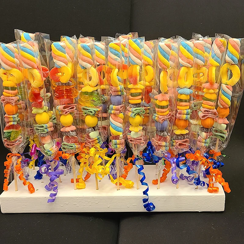 Lot De 120 Sachets En Cellophane, Sachets De Bonbons Avec 150 Cravates K 1029409