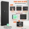 VEVOR 42.91" Tall Wall Gun Safe, 4-Tier Hidden Gun Safe with Keypad & Fingerprint,3 Removable Shelves & 6 Key Holders /LED Light 3