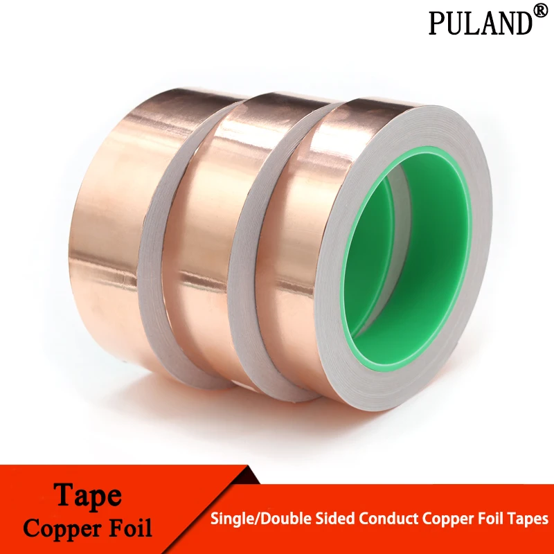 Length 20M Adhesive Conductive Copper Foil Tape 5/6/8/10/15/20/25/30/35