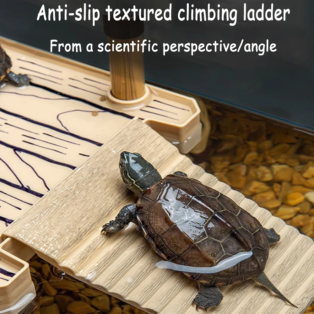 Turtle feeding platform, Suspended basking platform for mixed breeding in fish tank, Climbing platform, Floating island