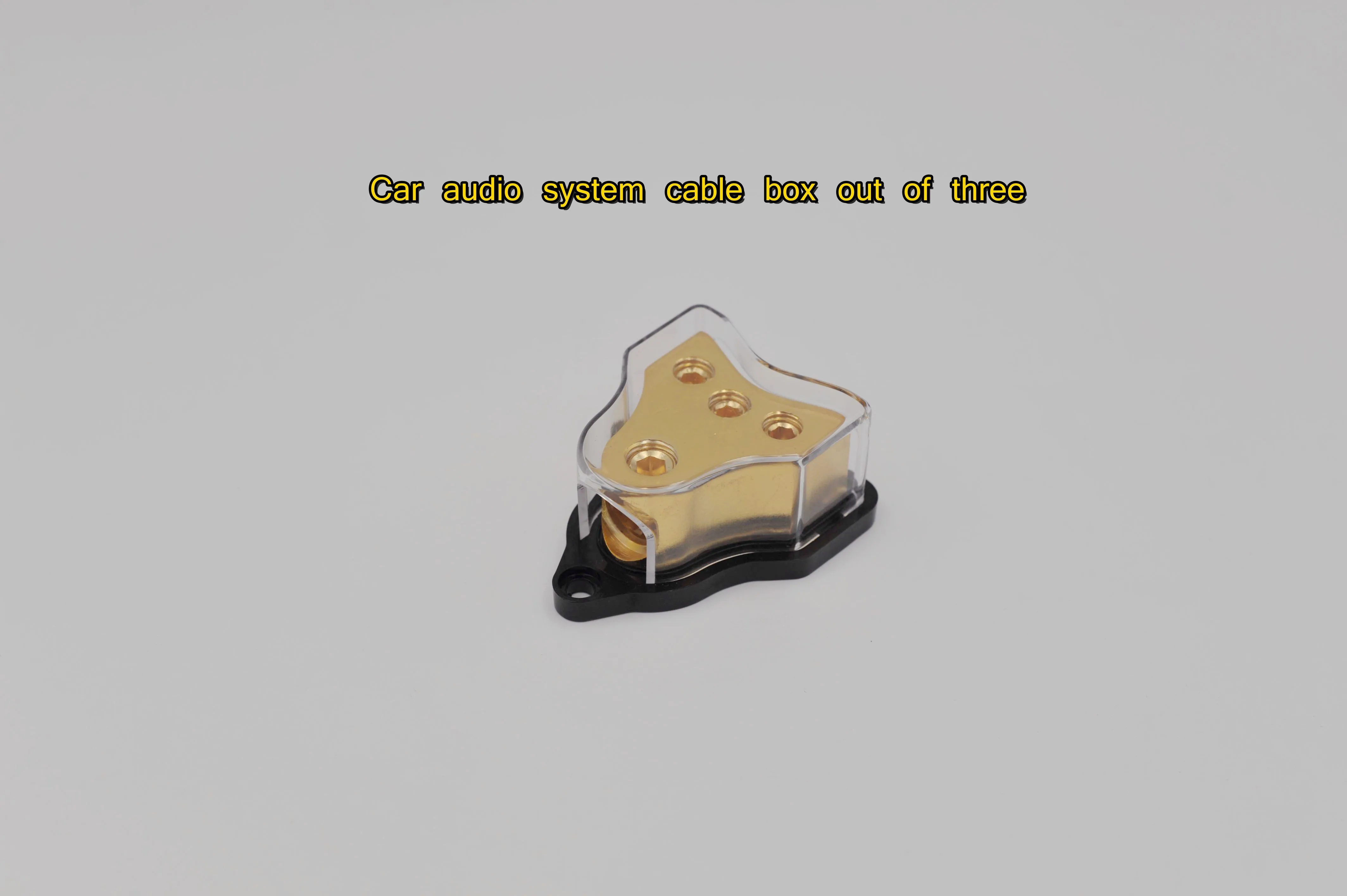 Car Audio System Insurance Ground Line Box A Three-Branch Box Power Amplifier Subwoofer Capacitor Multifunctional