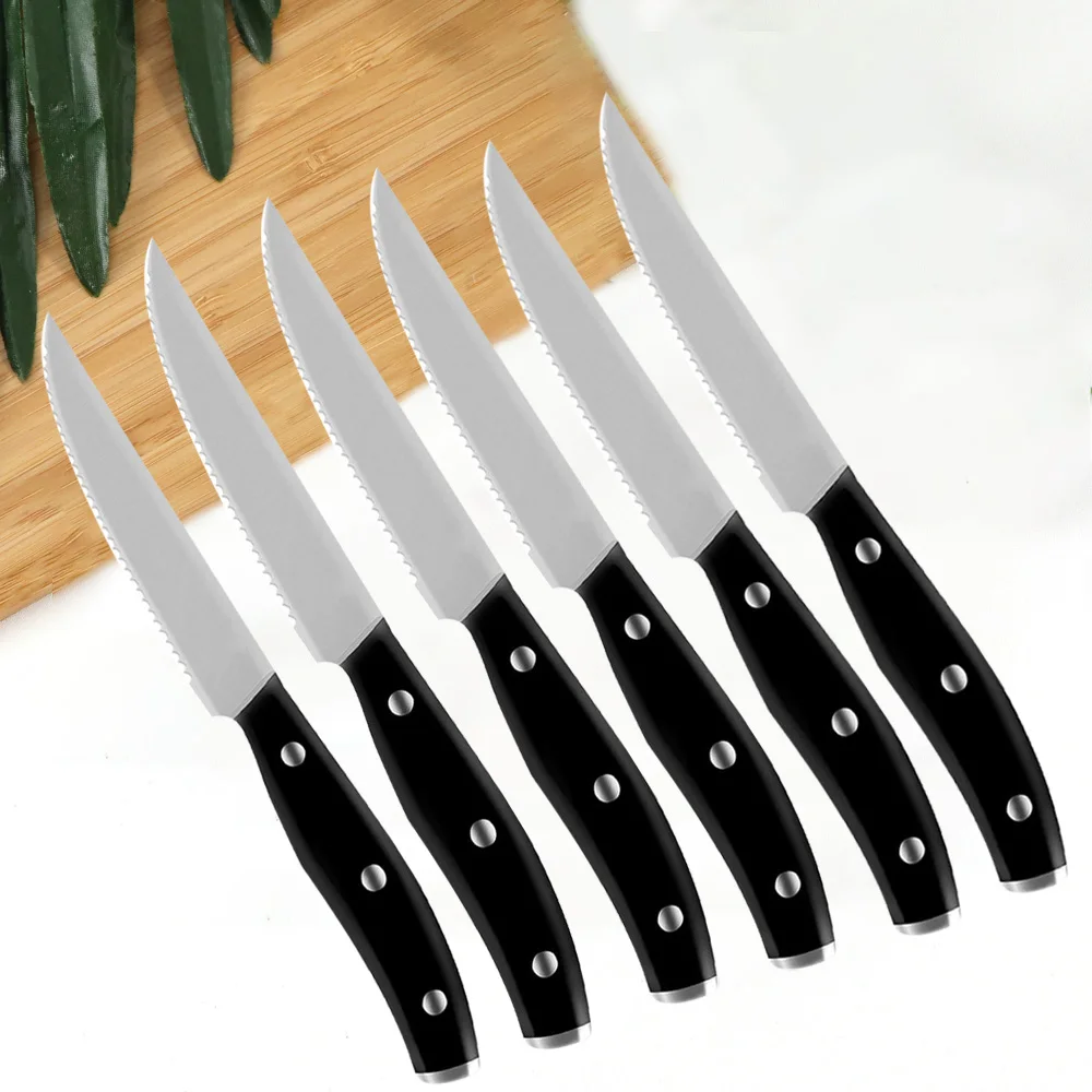 DFITO 9-Piece Kitchen Knife Set, Stainless Steel Professional