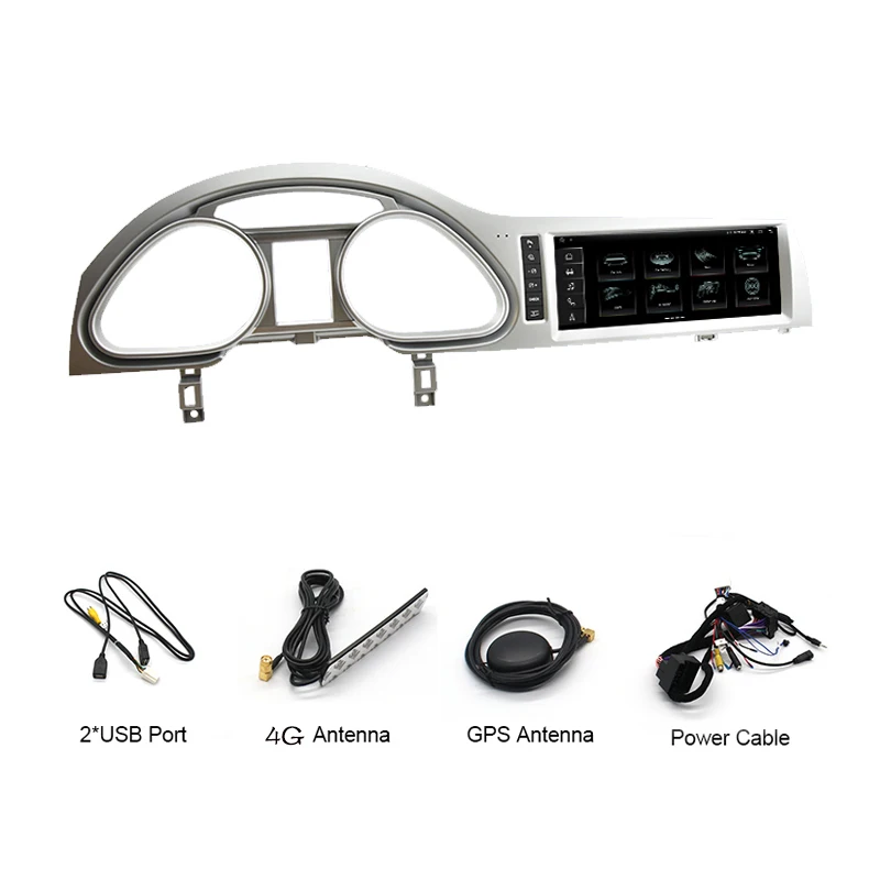 AUTOTOP-reproductor Multimedia de DVD para coche, dispositivo inalámbrico con Android, CarPlay, 4G, GPS, Navi, 10,25 pulgadas, 1920x720P, para Audi Q7, 4L, 2005-2015 6