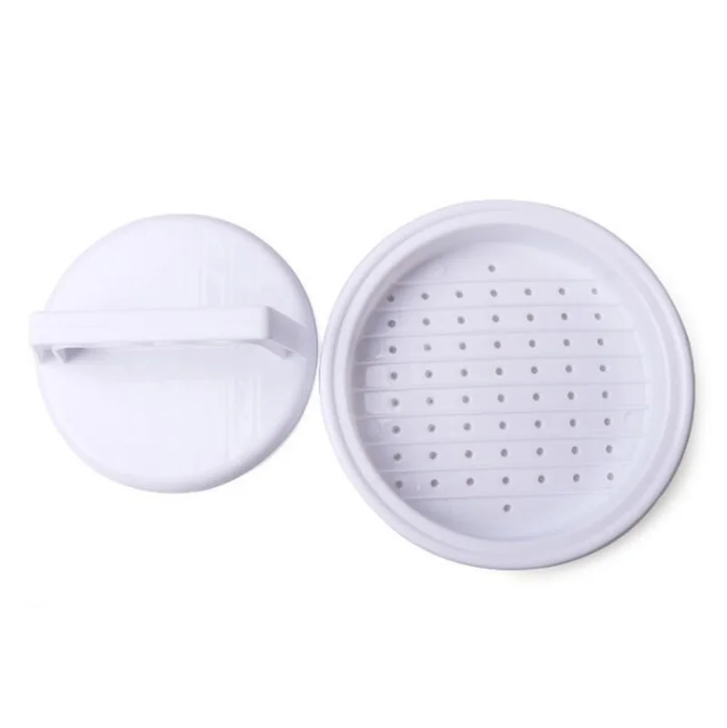 1 Set Round Shape Hamburger Press Food-Grade Plastic Hamburger Meat Beef Grill Burger Press Patty Maker Mold Mould Kitchen Tools burger press burger maker