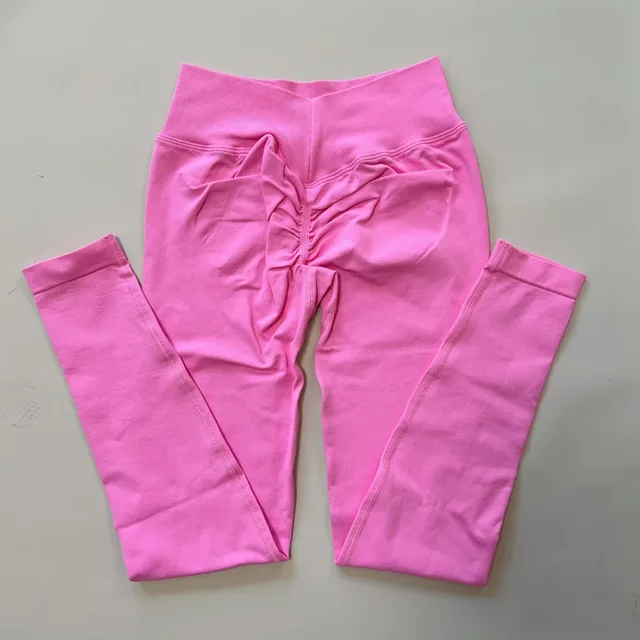 82817-6d8eab.jpg Leggings sans couture taille haute style européen pour femme, pour le cyclisme, le fitness et les sports de plein air, effet push-up fessier