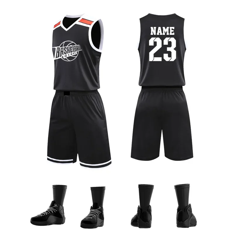 Custom Basketball Wear Sets Mens Personalized Full Digital Printed Colorful Basketball Jerseys For Youth LQ209