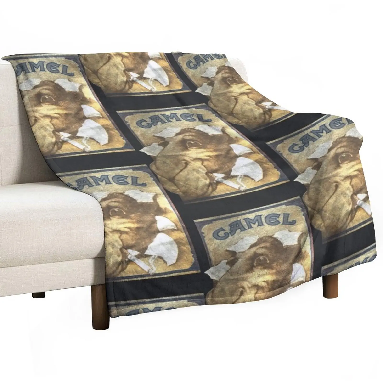 80s-Camel-Cigarettes-Clasic-Vintage-Joe-Camel-Throw-Blanket-warm-winter ...