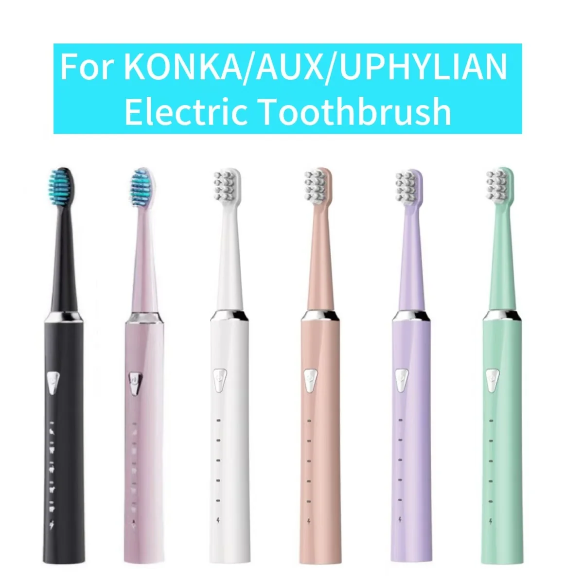 For AUX A11 Electric Toothbrush Replacement Toothbrush Heads for UPHYLIAN/KONKA Soft Brush Heads Bristles Nozzles ,4/8/16pcs 2