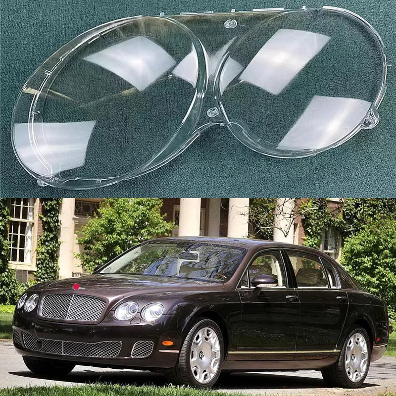 

For Bentley Flying Spur Continental GT 2005-2017 Lampshade Headlamp Shell Headlight Cover Lens Plexiglass car accsesories