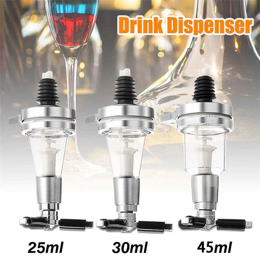 25ML 30ML 45ML Pourer Drink Bottle Dispenser Leak-proof Nozzle Sprayer Wine