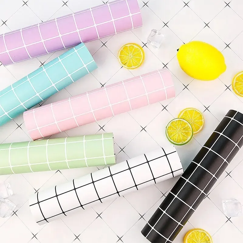 Plaid Paper Card Pvc Cardboard INS Photography Background Photo Studio Kits Shooting Backdrops