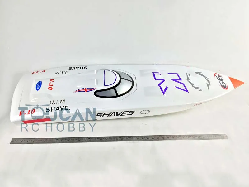 DTRC Toucanhobby G26IP1 26CC White Prepainted Gasoline KIT RC Boat Hull Only for Advanced Player 2