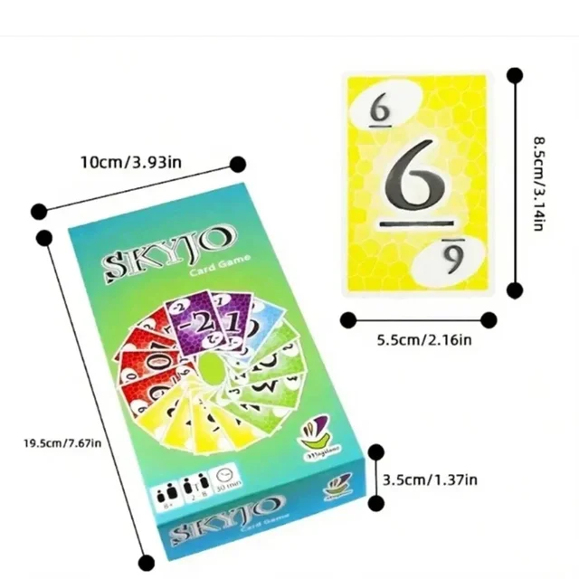 Skyjo Card Game and Skyjo Action skyjo jonior the New Exciting Fun for Your Friends and Family for 2 to 8 Players 6