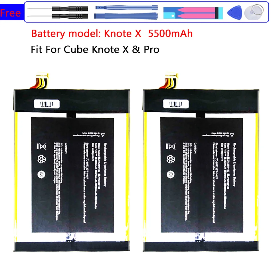 

New Bateria 5500mAh Replacement Battery For ALLDOCUBE Cube Knote X Pro Knote XPro Tablet PC Battery High Quality