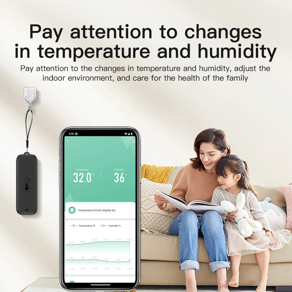 Itead SONOFF SNZB-02D Zigbee LCD slimme temperatuur-vochtigheidssensor Itead SONOFF SNZB-02D Zigbee LCD slimme temperatuur-vochtigheidssensor