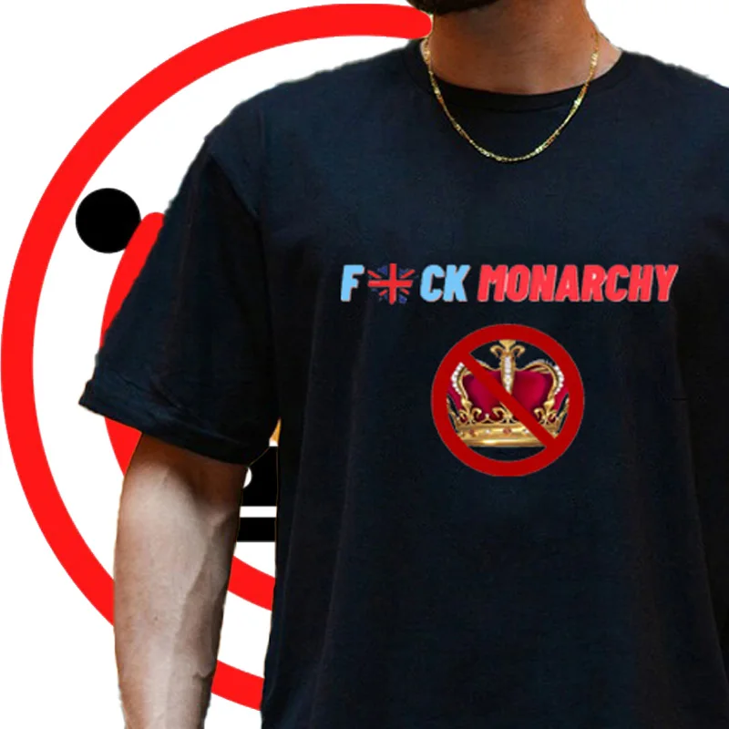 Abbigliamento Uomo Non Il Mio Re Nel Mio Paese L'Incoronazione Di Charles Iii T-Shirt Stampata Make Equity Regreign Ropa Hombre Style