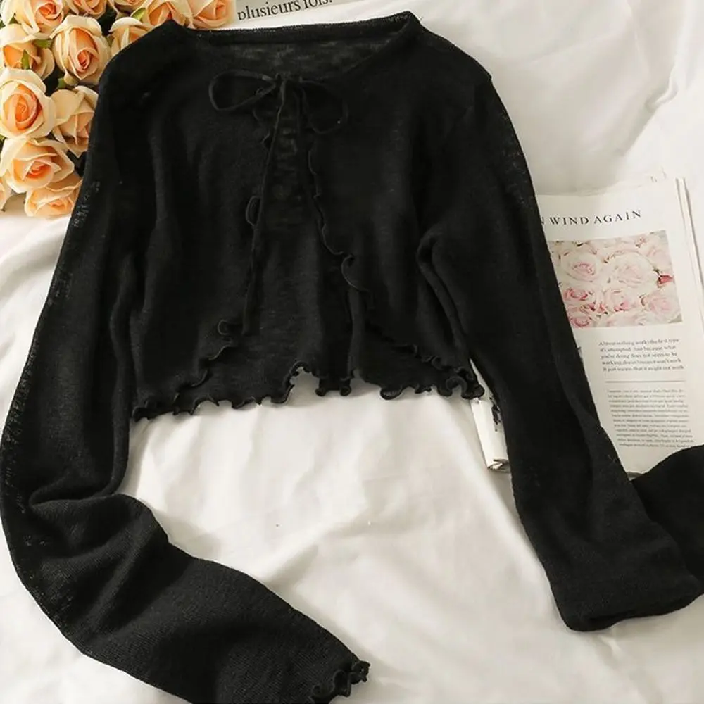 ตัวเลือกสินค้า เสื้อแขนสั้นแฟชั่นเกาหลี Ruffle ฤดูร้อน ใส่สบาย