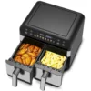 Double 4.5L Cooking Baskets Deep Hot Selling Nonstick Chips Smart Digital Electric Air Fryer for Kitchen 3