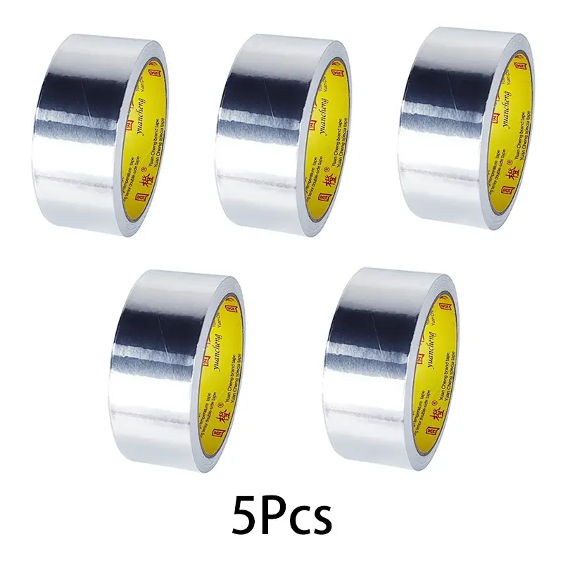 High Temperature Resistance Aluminum Foil Tape Kitchen Pipe Repair Tape Adhesive Sealing Foil Heat Insulation Leak Proof Tape - Image 19