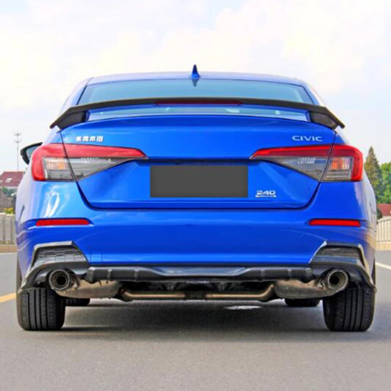 

For ABS Rear Bumper Diffuser Lip Splitter NEW Honda Civic Refit Anti-Collision Accessory Body Kit 2022 2023 Year