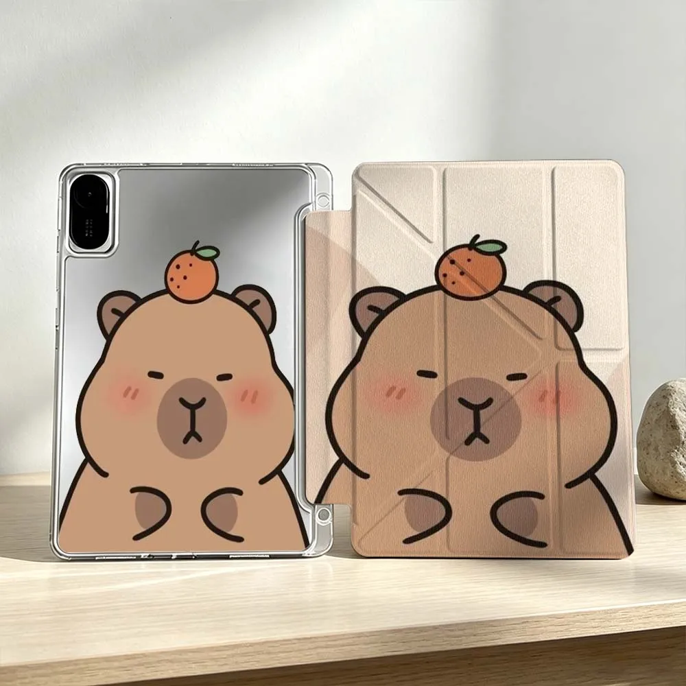 Cartoon Capybara Soft Tablet Case