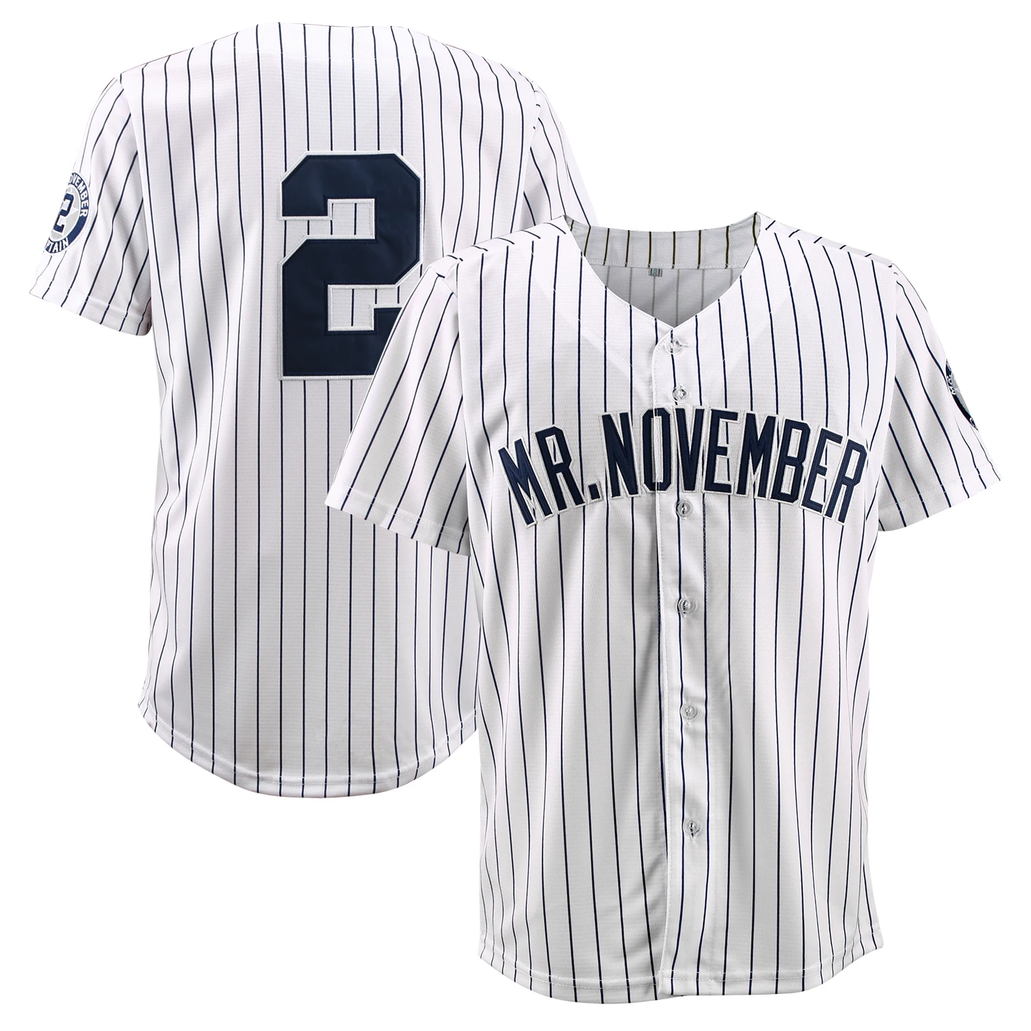 Men's Mr. November 2 Legend player baseball Jersey Stitched