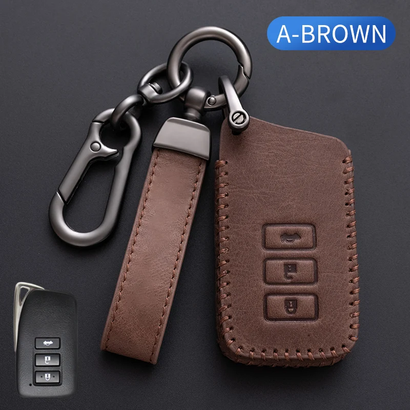 Neuer Stil Echt leder Auto Fernbedienung Schlüssel etui für Lexus UX UX200  UX250H ES200 ES300H ES350 US200 US260H Abdeckung Smart Key chain -  AliExpress