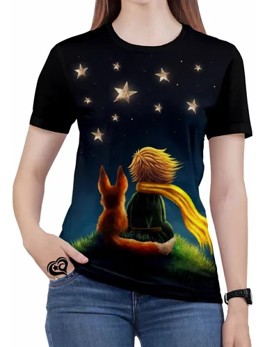 Camiseta Pequeno Principe Feminina Blusa