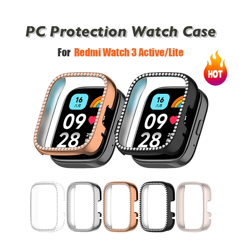 Enhanced Protective Diamond Case for Smartwatches - Sleek and Durable Design