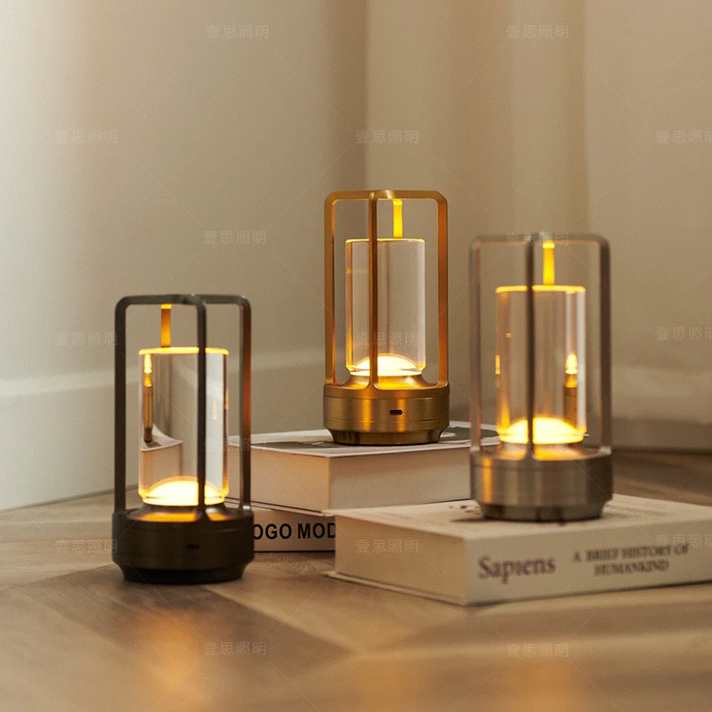 

Rechargeable Cross Table Lamp Touch Atmosphere Light 2000 Mah Desktop Night Light USB Camping Light Outdoor Home Decoration
