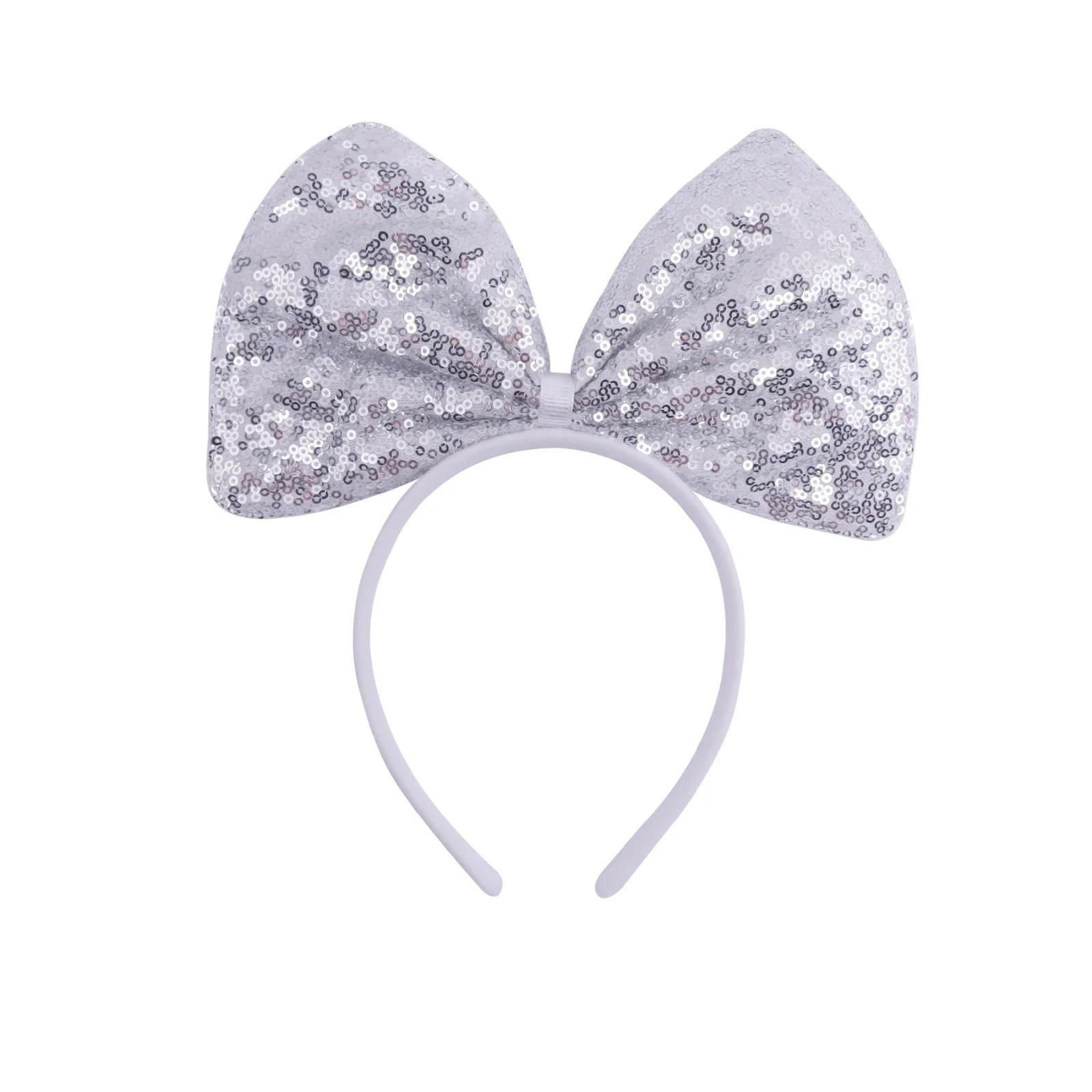 1PC equin Bow Headbands Set, 6 Pcs Colorful Sparkly Hairbands, Cute Head Accessories for Girls, Perfect for Parties & Dress - Up