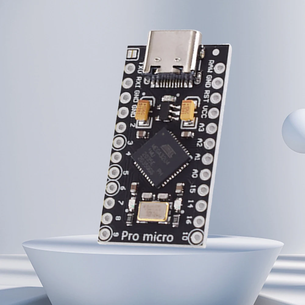 ATmega32U4 마이크로 USB/타입-C 프로 마이크로 보드(2열 핀 헤더 포함) 프로 마이크로 모듈 TYPE-C USB 보드 5V 레오나르도 USB 보드용
