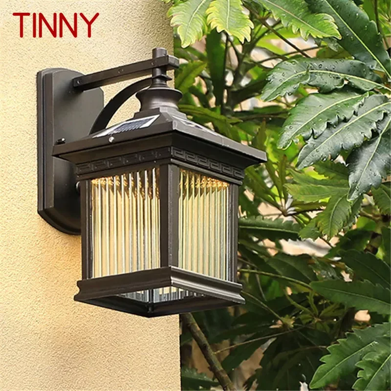 

TINNY Solar Wall Light Fixture Outdoor Modern LED Waterproof Patio Lighting For Porch Balcony Courtyard Villa Aisle