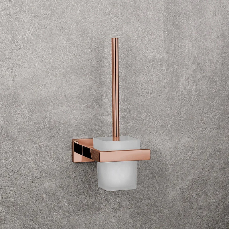 Shiny Polished Rose Gold Bathroom Hardware Accessories Towel Rack Toilet Paper Holder Towel Rail Bar Bathroom Robe Hook bathroom hardware set bathroom hardware accessories