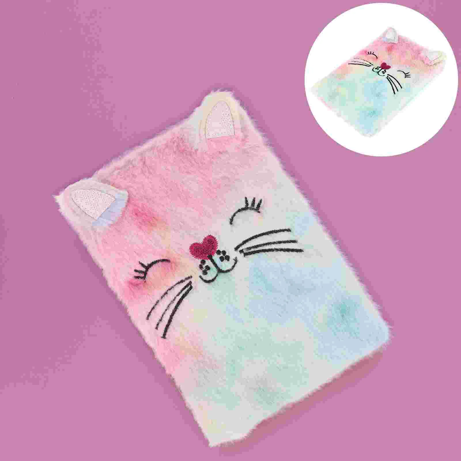

Adorable Writing Notebook Plush Notepad Stationery Gift School Notebook