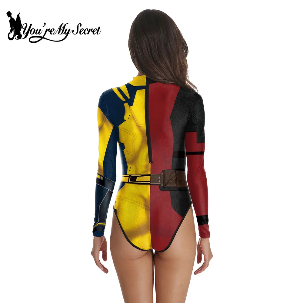 Cosplay Costume [You're My Secret] Cosplay Superhero Wolverine Movie Deadpool Jumpsuit
