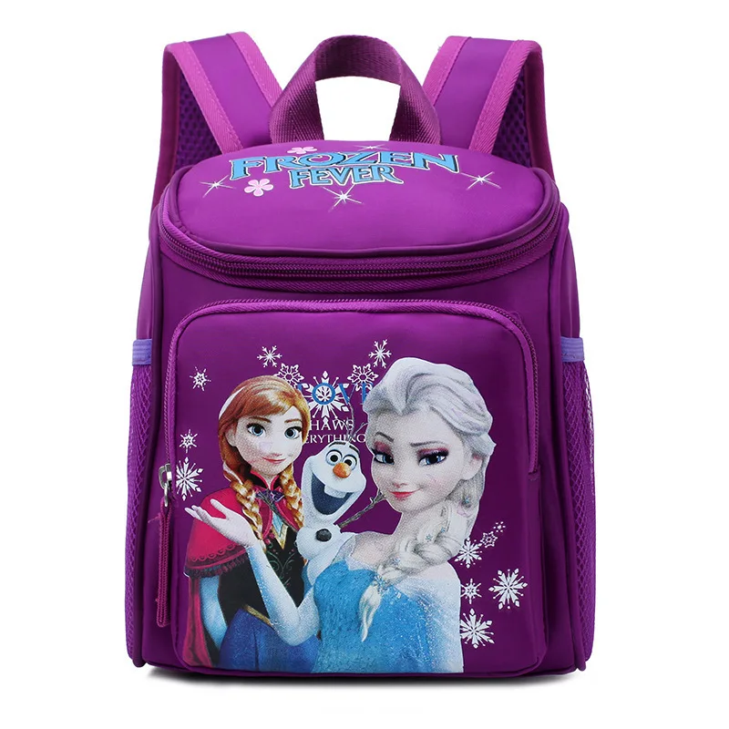 MINISO Disney Frozen Children's School Bag Cute Baby Kindergarten School Bag 3-6 Years Old Boys and Girls Spider-Man Backpack