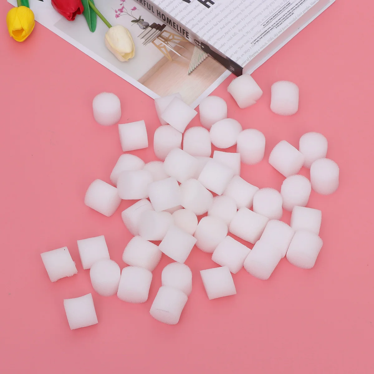

50 Pcs Better Breathing Sponge Moisturizing Net Cloth Gardening Tools Soilless Cultivation Decor