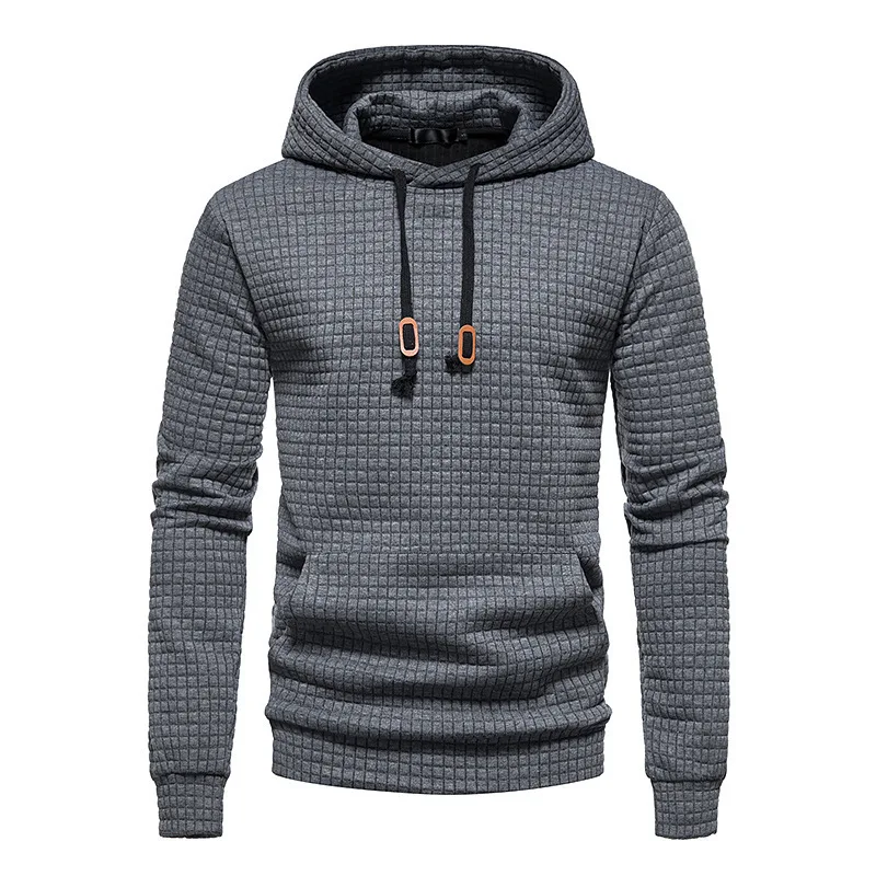 Solid Color Men Hoodies Fleece Warm Mens Sweatshirt Fashion Streetwear Casual Men's Loose Breathable Pullovers Brand Hoody