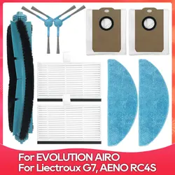 Roller Side Brush Filter Mop Dust Bag Robot Vacuum Accessory Set (Set S)