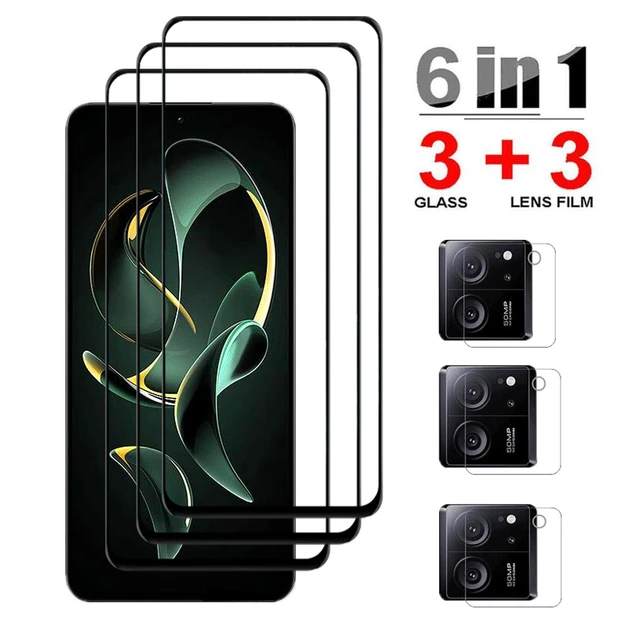 Double Sided For Xiaomi 13T Pro Case Film Screen Protector Hard Clear Back  Redmi K60 Ultra Protection Cover - AliExpress
