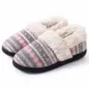 Shevalues Fuzzy Memory Foam Slippers For Women Winter Fluffy Furry House Slippers Indoor Non-slip Unisex Cotton Shoes Plus Size 1