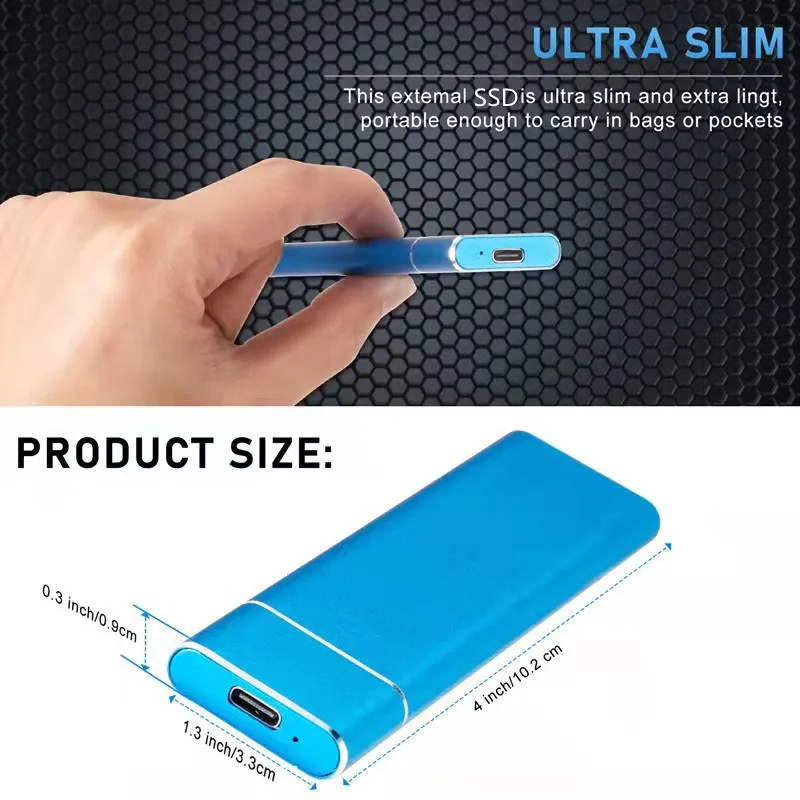 External Hard Drive 16tb/12tb/8tb/4tb/2tb/1tb USB3.0 2.5" HDD External Hard Disk Storage Compatible For Desktop/Laptop/MacBook external hard drives