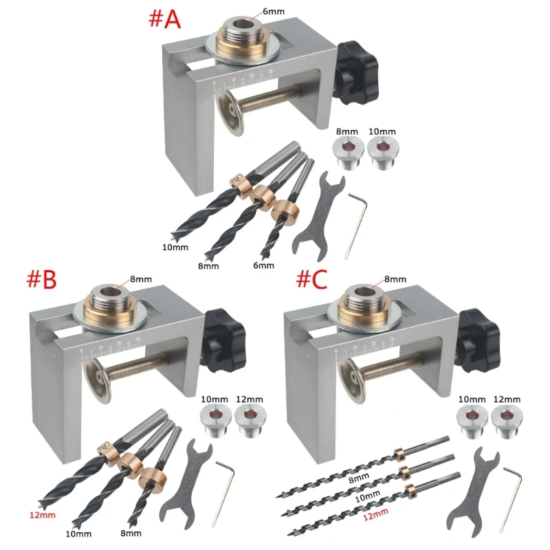 

Hole Positioning Tool Woodworking Drilling Guide Hole Positioner Drill Guide