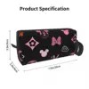 Cartoon Minnie Mickey Mouse Cosmetic Bag for Women Makeup Bags Travel Zipper Toiletry Bag Organizer Pouch 6