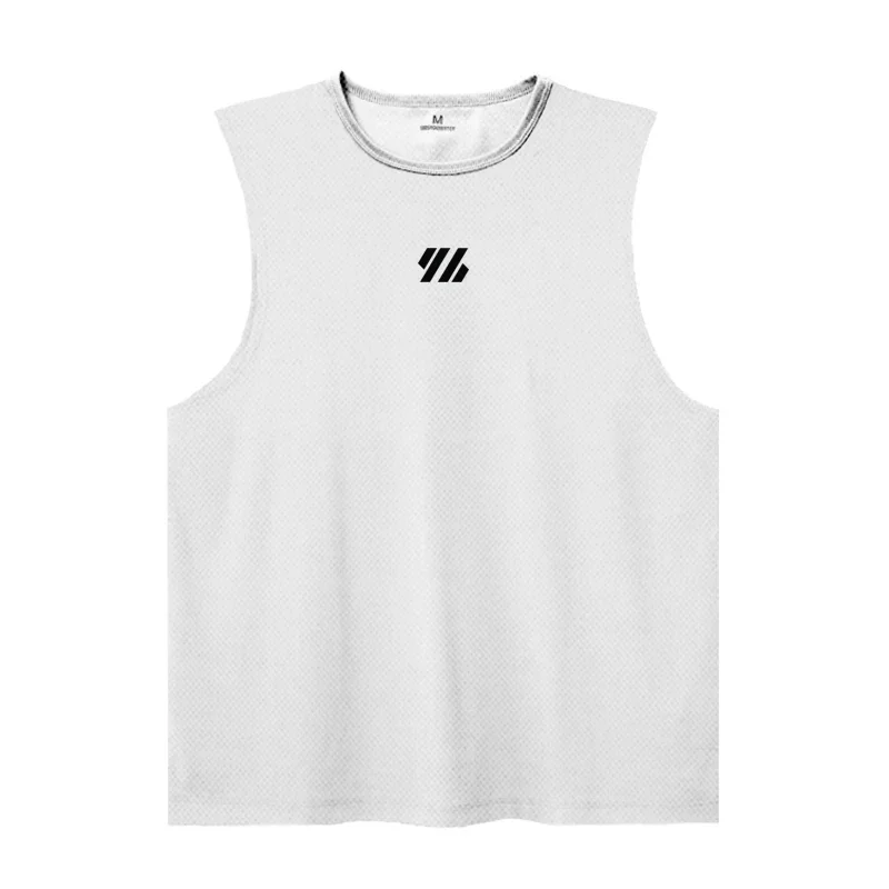 2024 Newest Summer Gym Vest High Quality Mesh Shirt Sleeveless T-shirts Men Tank Tops Basketball Running Fitness Sports Vest Men 6