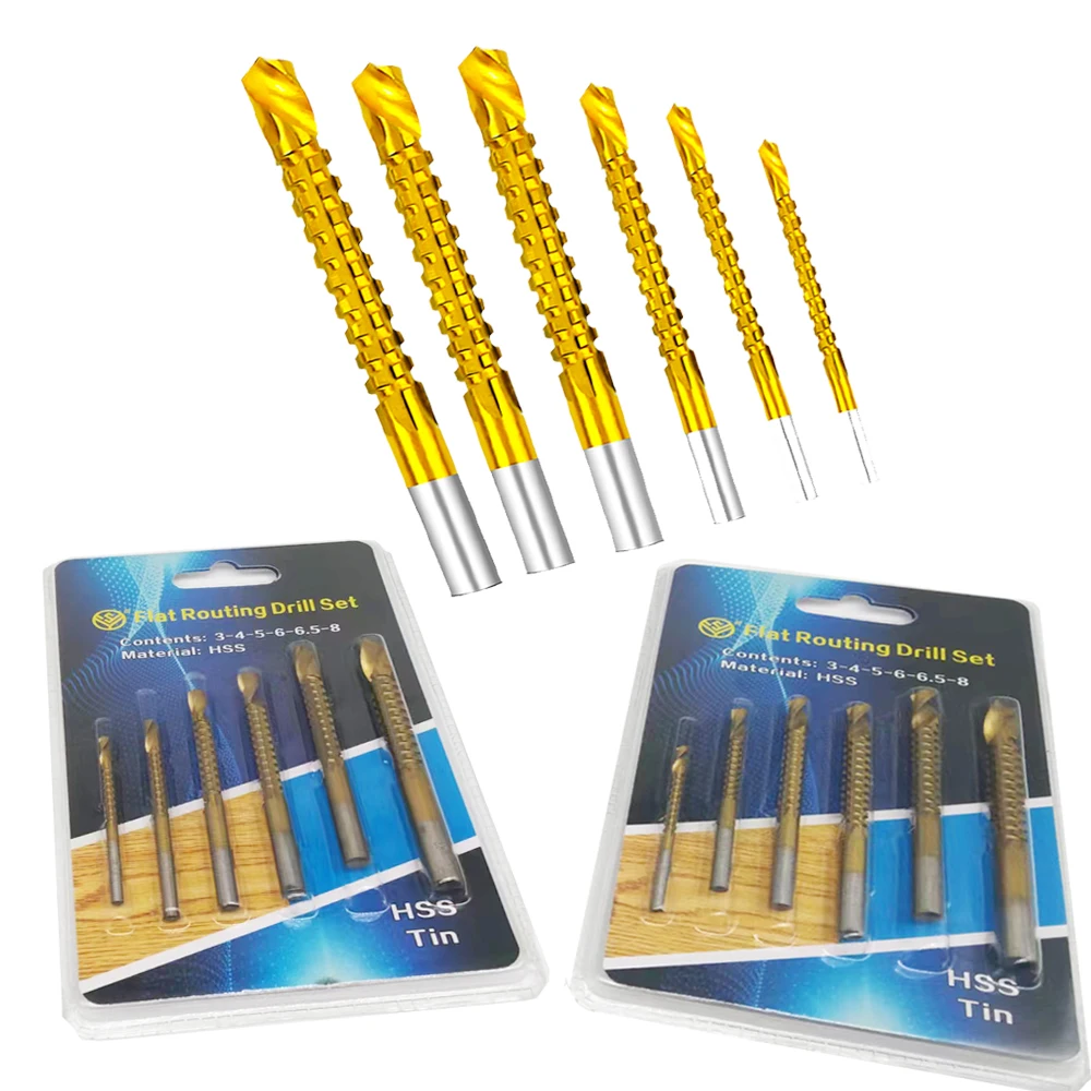 

High quality Cobalt Drill Bit Spiral Screw Metric Composite Tap Drill Bit Tap Twist Drill Bit Set Cutting Drilling Tools 3-8mm