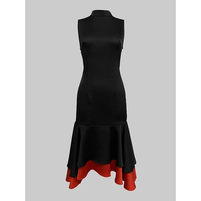 فستان حورية البحر أنيق مقسم لعام 2026 للنساء على ش...