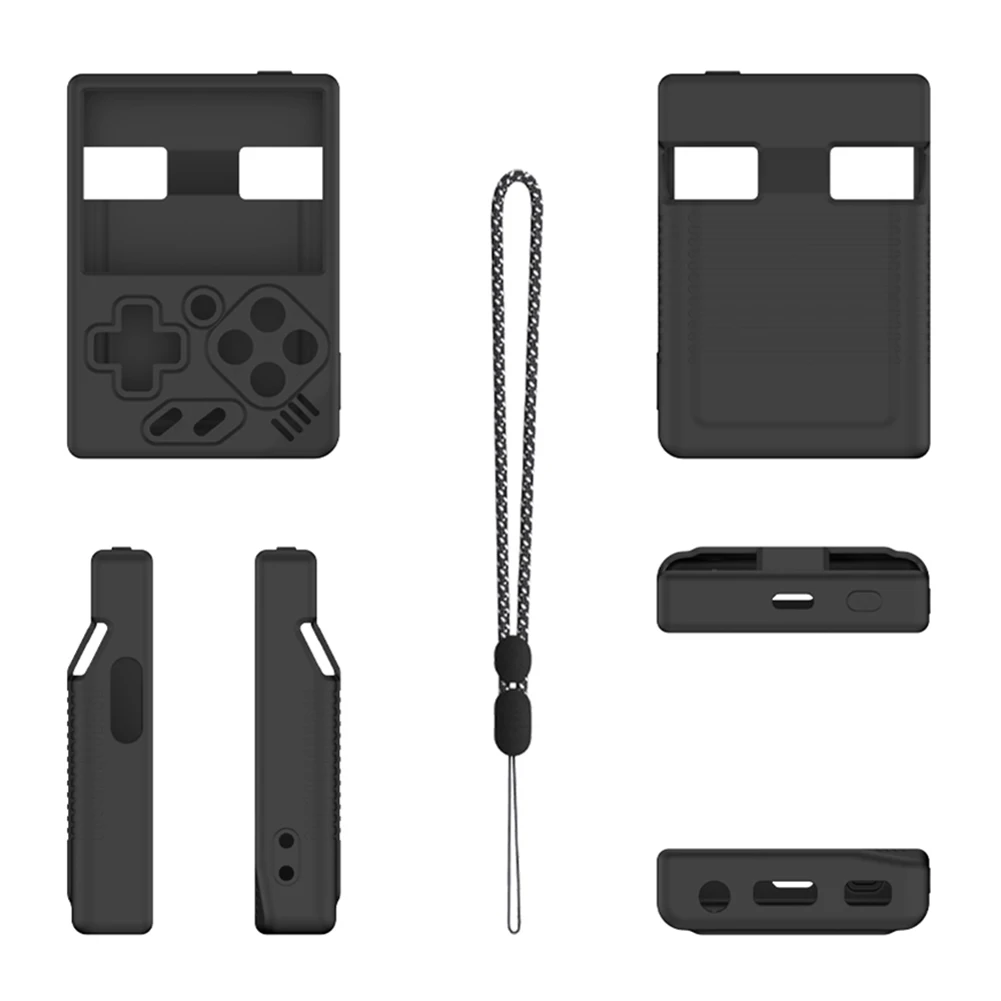 Silicone Protective Case with Lanyard for Mini Game Console