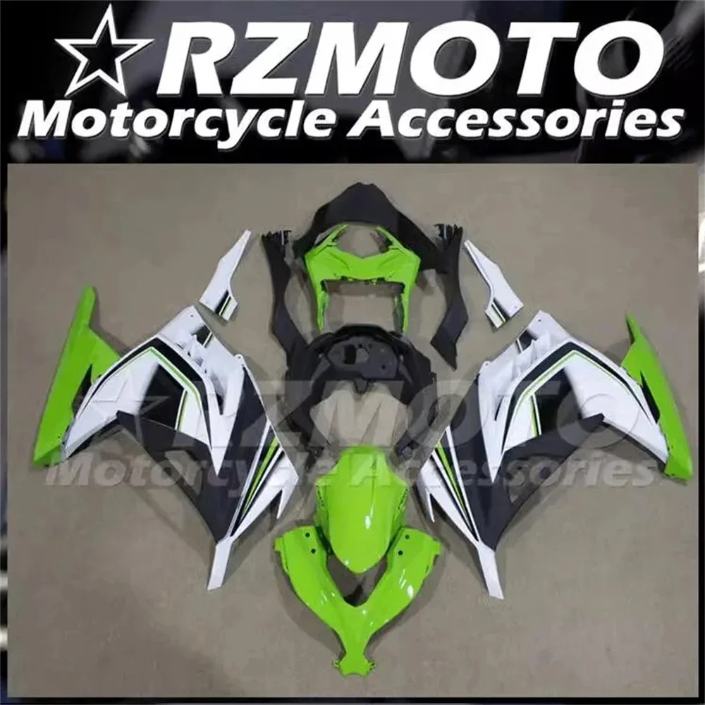 

New ABS Fairings Kit Fit For KAWASAKI 250 300 2013 2014 2015 2016 2017 2018 EX300 13 14 15 16 17 18 Bodywork Set White Green